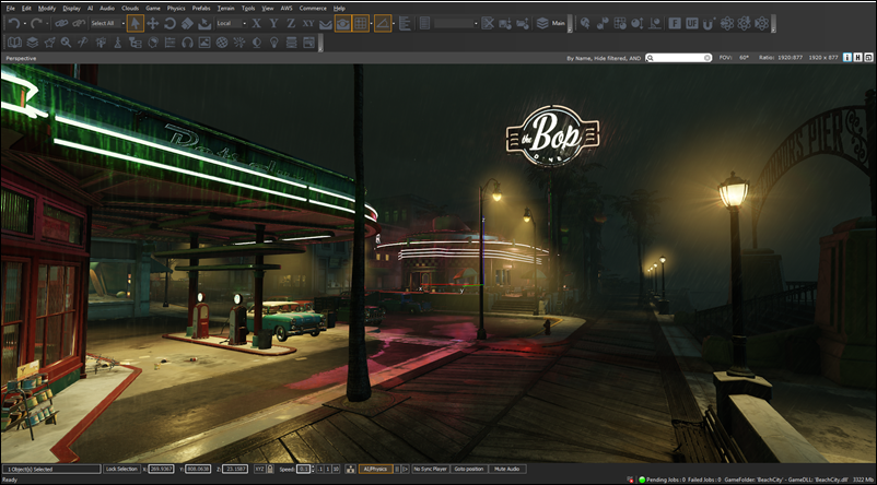screenshot of Amazon Lumberyard